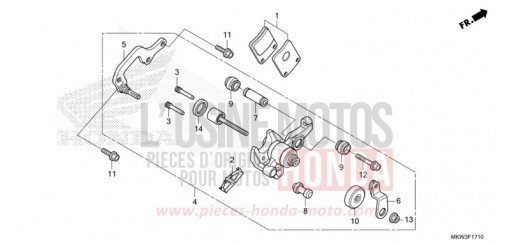 PARKING BRAKE CALIPER NC750XDM de 2021